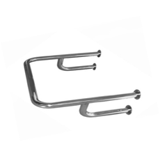 Поручень для раковины настенного крепления, нержавеющая полированная сталь