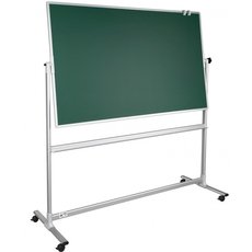 Поворотная двухсторонняя доска (мел) 1500х1000 полимерная