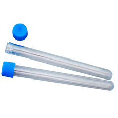 Пробирка цилиндрическая с винтовой крышкой, 20 мл, б/дел, н/стерил., п/с, уп.100 /1200 шт