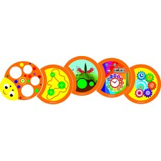 Развивающая панель Божья коровка