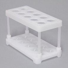 Штатив п/э ШЛПП-10, на 10 гнезд диам. 18 мм