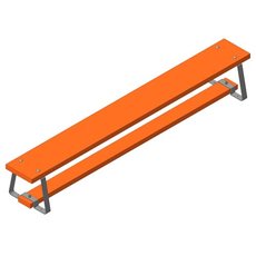 Скамейка гимнастическая мет ножки 2м