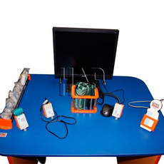 Стенд "Физиология" (силомер, спирограф, давление, пульс, ЭКГ)