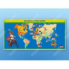 Стенд информационный "Валюты стран мира"