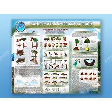 Стенд "Как выжить в суровых условиях"