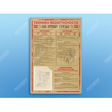 Стенд-уголок "Техника безопасности на уроках труда"