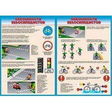 Стенды "Обязанности велосипедистов"