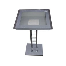 Стойка для мнемосхемы напольная на колесах