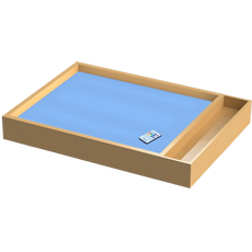 Стол для рисования песком Радуга-RGB с пультом, с отсеком (кармашком) для песка