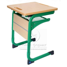 Стол ученический одноместный на плоскоовальной трубе
