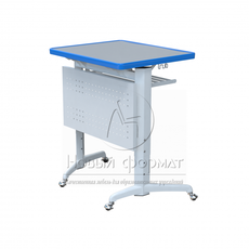 Стол ученический одноместный на роликах