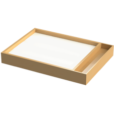 Столик для рисования песком РАДУГА с белой подсветкой, с отсеком (кармашком) для песка