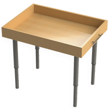 Столик на ножках для песочной терапии без подсветки