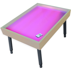 Столик на ножках для рисования песком РАДУГА-RGB с пультом