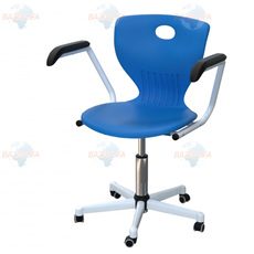 Стул ученический регулируемый с подлокотниками
