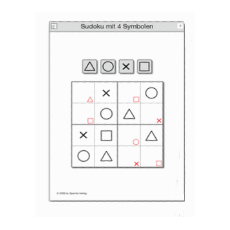 Судоку 1. Многоразовые карточки на печатной основе