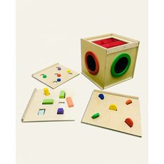 Тактильный ящик (с 3мя дополнительными верхними съемными панелями)