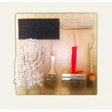 Тактильно-развивающая панель “Кисточки”