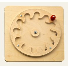 Тактильно-развивающая панель “Лабиринт-цветок”