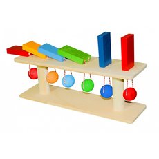 Тактильно-развивающая панель “Разноцветное домино” (6 домино)