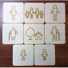 Трафареты "Семья"