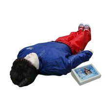 Тренажер-манекен взрослого пострадавшего "Александр-1-0.2" (голова, туловище, конечности) для отработки приемов сердечно-легочной реанимации (с контроллером)