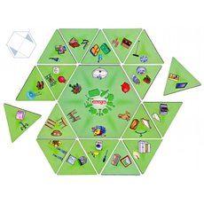 Треугольное домино «Ассоциации: Мир вокруг»