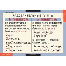 Учебный альбом таблиц "РУССКИЙ ЯЗЫК - 5 КЛ."