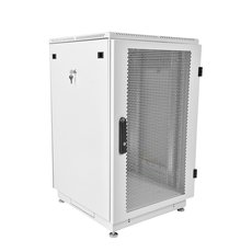 Шкаф телекоммуникационный напольный 18U (600х600) дверь перфорированная