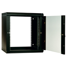 Шкаф телекоммуникационный настенный разборный 6U (600х350) дверь стекло
