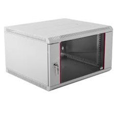 Шкаф телекоммуникационный настенный разборный 6U (600х650) дверь стекло