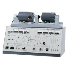 Учебный тренажёр "Асинхронный двигатель с фазным ротором и шунтовый/компаундный  генератор постоянного тока"
