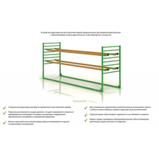 УСТРОЙСТВО ДВУХЪЯРУСНОЕ ДЛЯ ОБУЧЕНИЯ ХОДЬБЕ СН-70.04