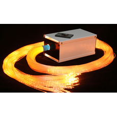 ЗВЁЗДНЫЙ ДОЖДЬ пучок фибероптических волокон с боковым точечным свечением 100х2 м.