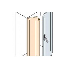 Дверь с перекрытием 2000x400мм