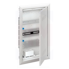 Шкаф мультимедийный с дверью с вентиляционными отверстиями и DIN-рейкой UK630MV (3 ряда)