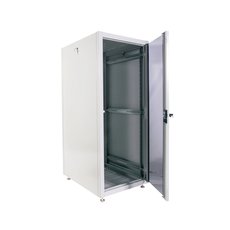 Шкаф телеком напольный ЭКОНОМ 18U (600 ? 600) дверь стекло дверь металл