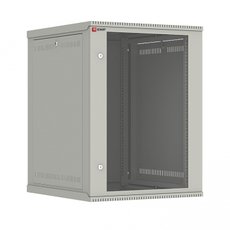 Шкаф телекоммуникационный настенный 15U (600х650) дверь стекло