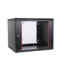 Шкаф телекоммуникационный настенный 6U (600х650) дверь стекло