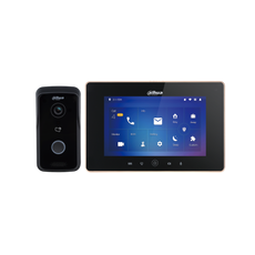 Комплект IP домофонии Dahua VTK-VTO2111D-WP-VTH5221D