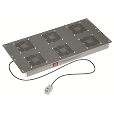 Модуль потолочный вентиляторный с термостатом 6 вентиляторов для крыши