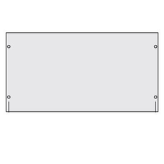 Панель сплошная 19 высота 7 U для шкафов CAE/CQE
