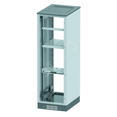 Шкаф напольный 42U 600х1000мм без дверей в комплекте перфорированый цоколь с щеточным вводом/крыша не укомплектована