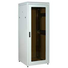 Шкаф напольный 42U 800х800мм передняя дверь стекло/задняя глухая дверь крыша укомплектована вводом и заглушками