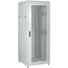 Шкаф напольный 47U 800х800мм две перфорированые двери крыша укомплектована вводом и заглушками