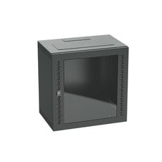 Шкаф телекоммуникационный навесной 16 U (800х600х400) дверь метал RAL9005