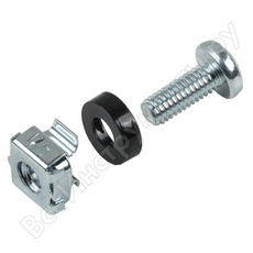 Набор закладных винтов-шайб-гаек M6x15мм (1 компл)