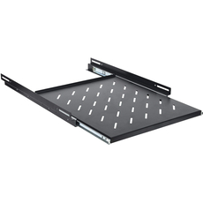 Полка 19дюйм усиленная стационарная  глубиной 800мм черная