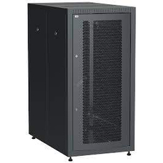 Шкаф LINEA E 47U 600х1000мм двери 2шт перфорированная и металл черный