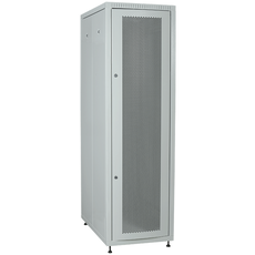 Шкаф LINEA E 47U 600х1000мм двери 2шт перфорированная и металл серый